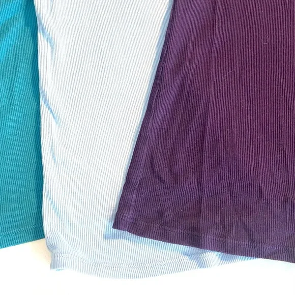 Bundle: a new day Bright  Ribbed Tank Top. M - Picture 7 of 8